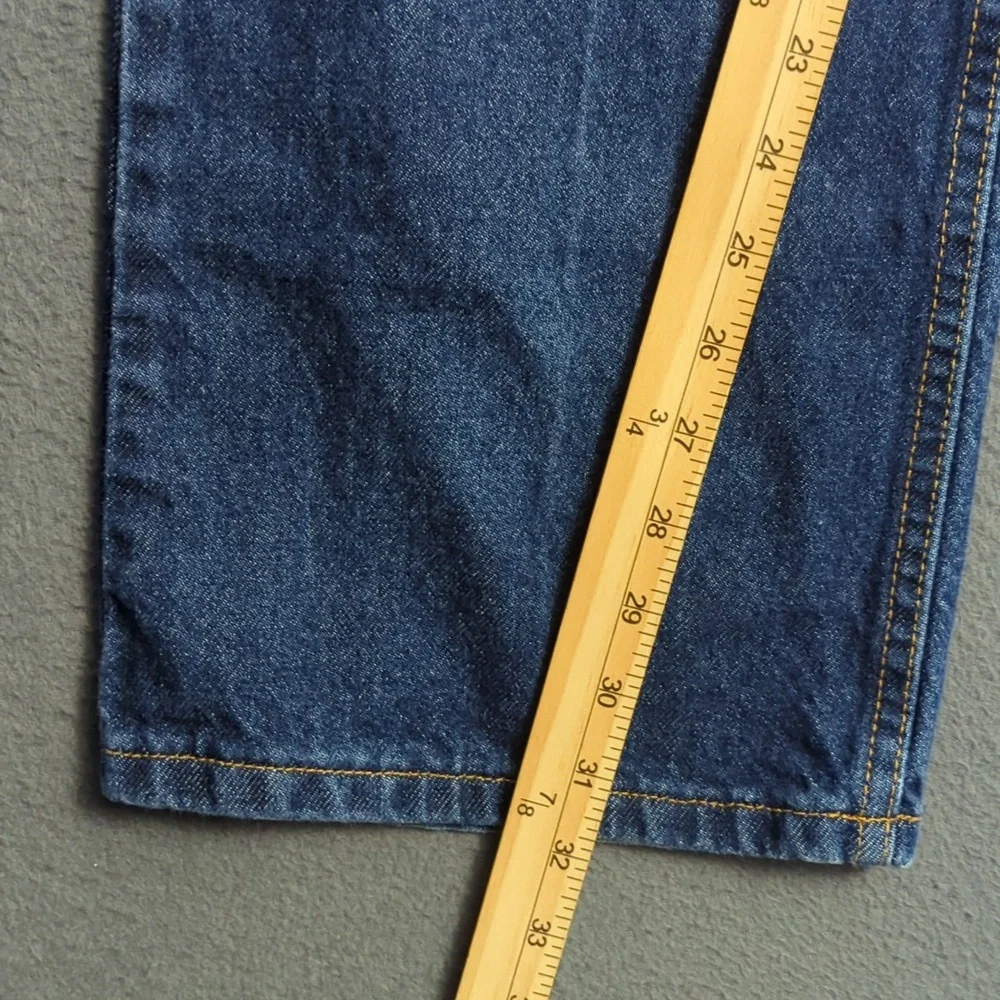 Levi's VTG Jeans Men's 38x32 Fits 35x32 Blue 517 Orange Tab Boot Made In USA 90s